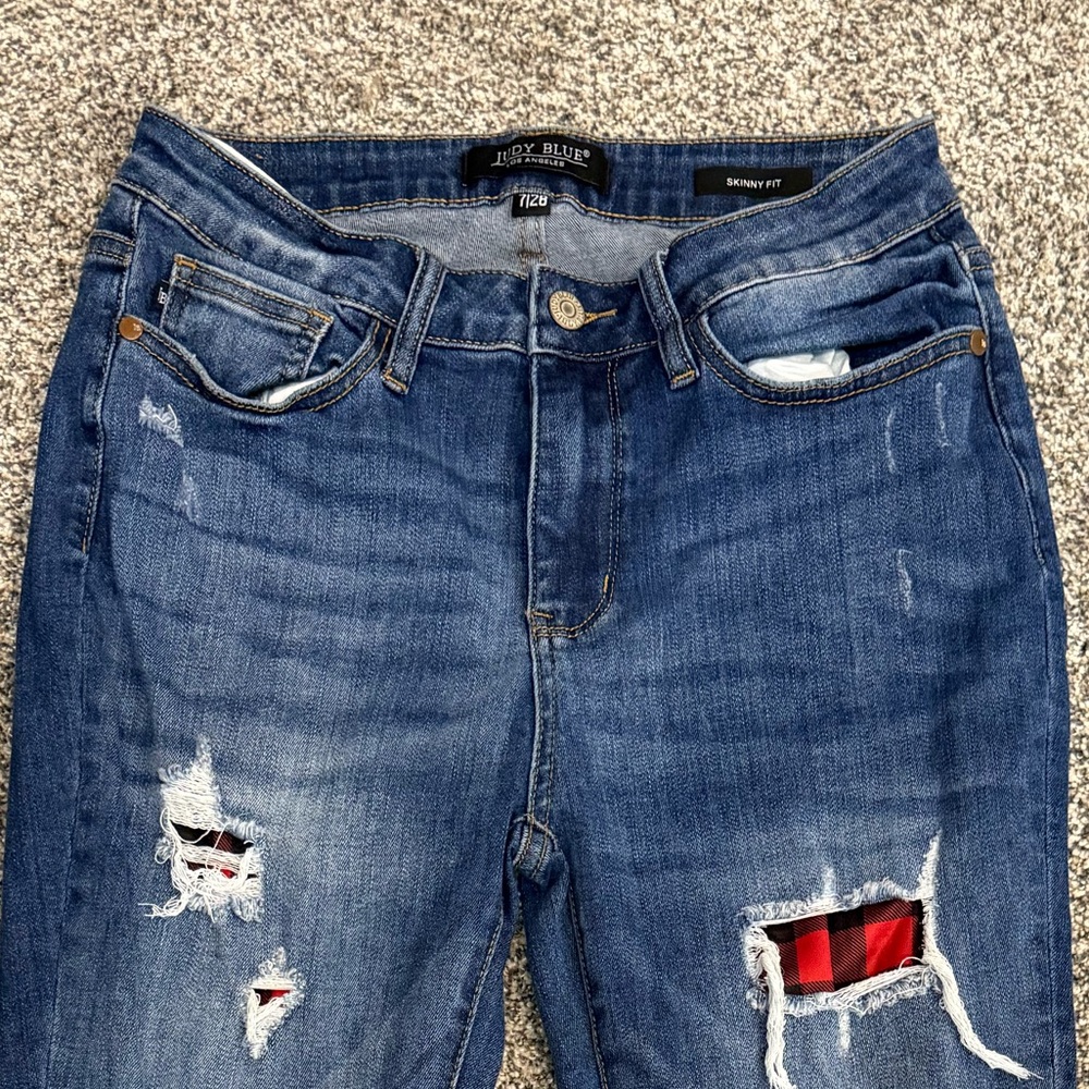 Judy Blue Indigo Skinny Jeans